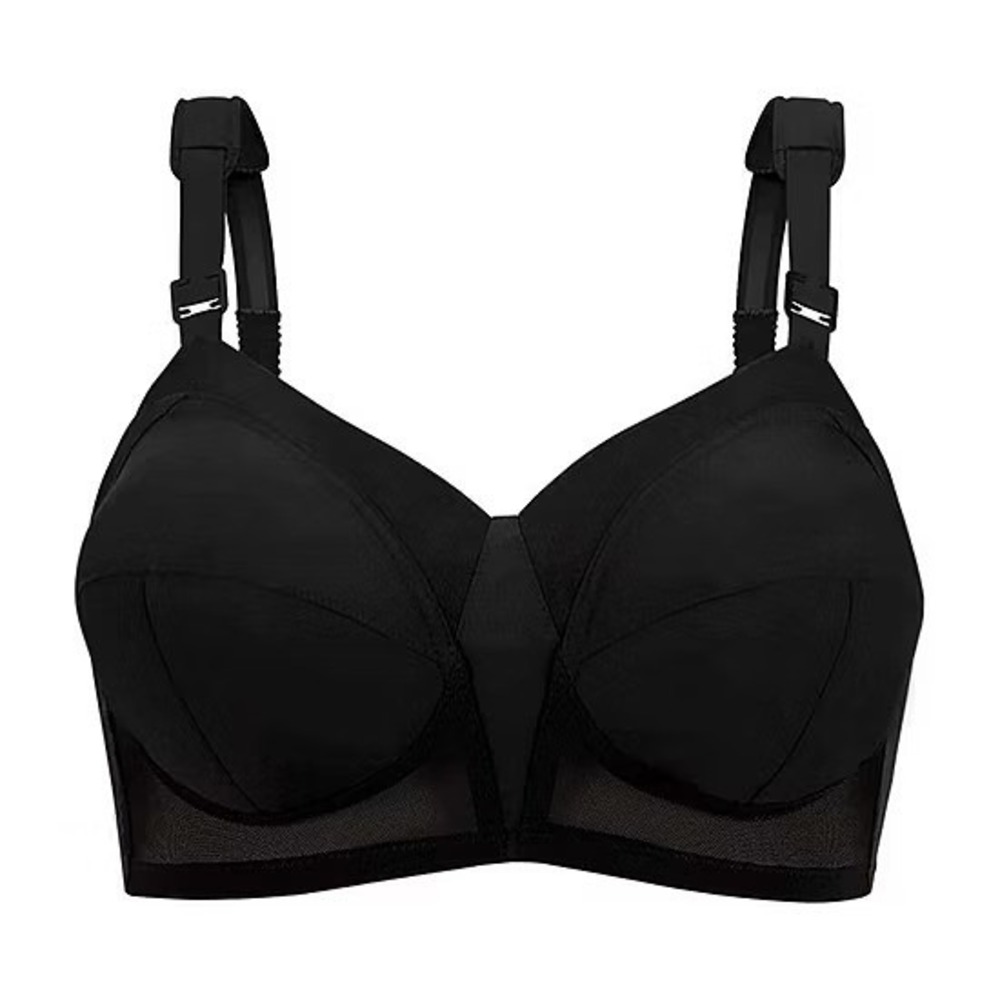 NWOT Exquisite Form 42B Original Fully Support Bra #5100532 Black 132049